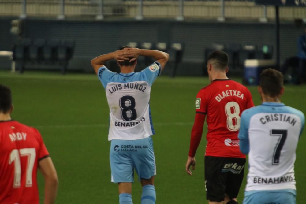 Partido de la Liga SmartBank: Málaga CF - Logroñés.