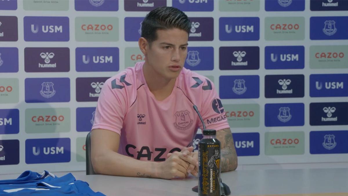 James, presentado en el Everton: "Quiero hacer cosas grandes"