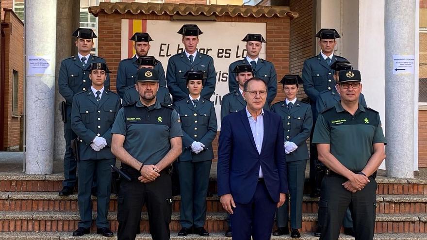 La Guardia Civil de Zamora incorpora a once agentes en prácticas.