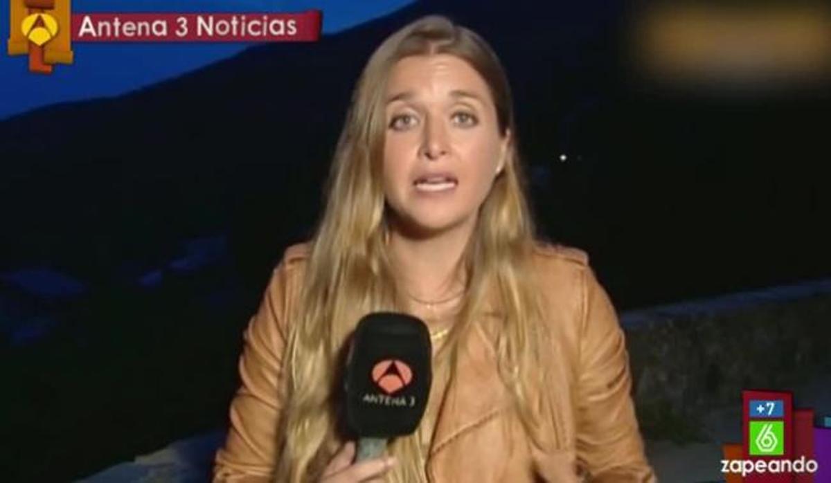 Una reportera de Antena 3 abandona en directo el telediario por los nervios