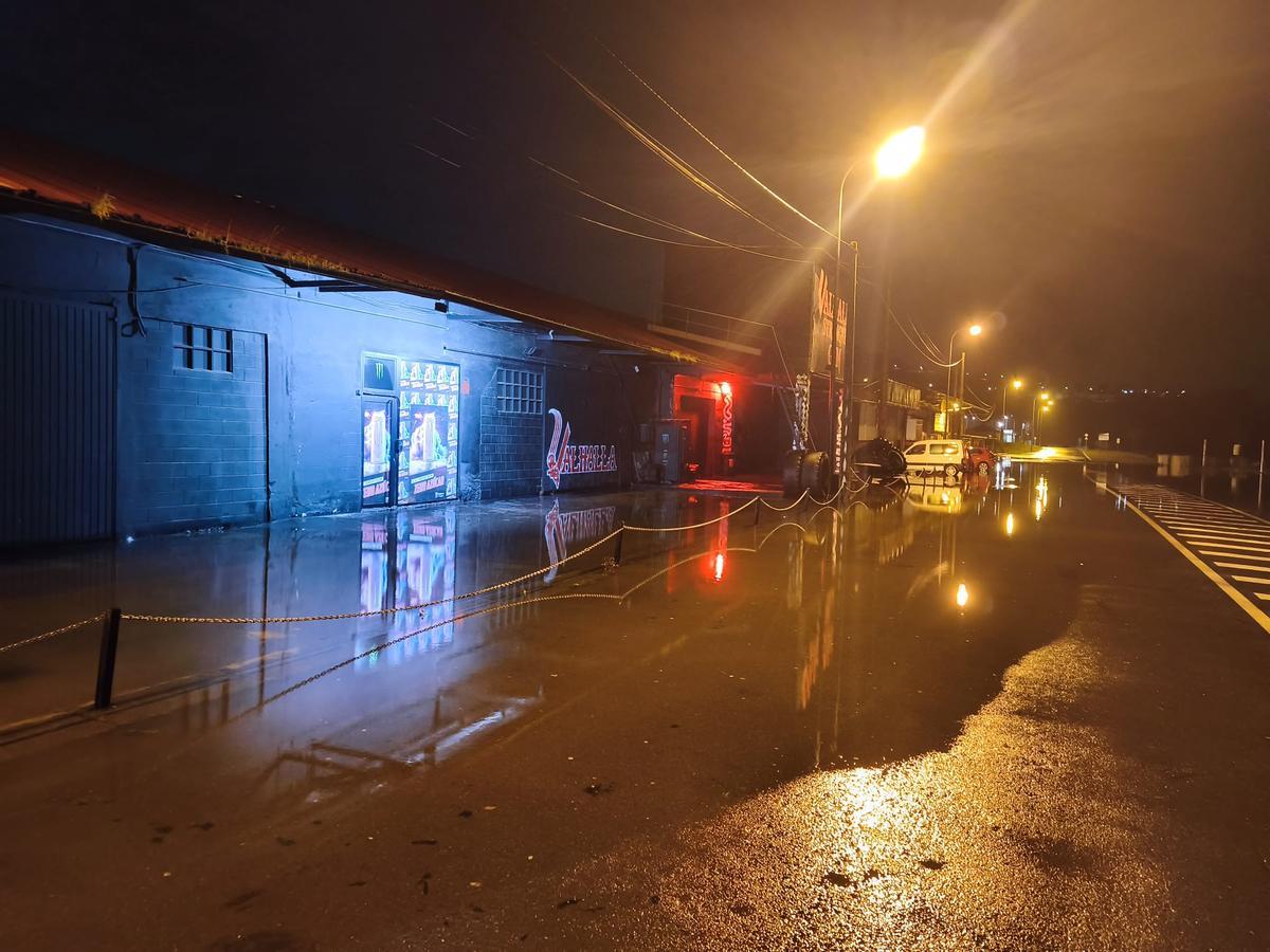 Los ríos Mandeo y Mendo sufren desbordamientos en Betanzos tras las lluvias de las últimas semanas