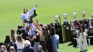 Acto de despedida de la capitana del FC Barcelona femenino, Alexia Putellas