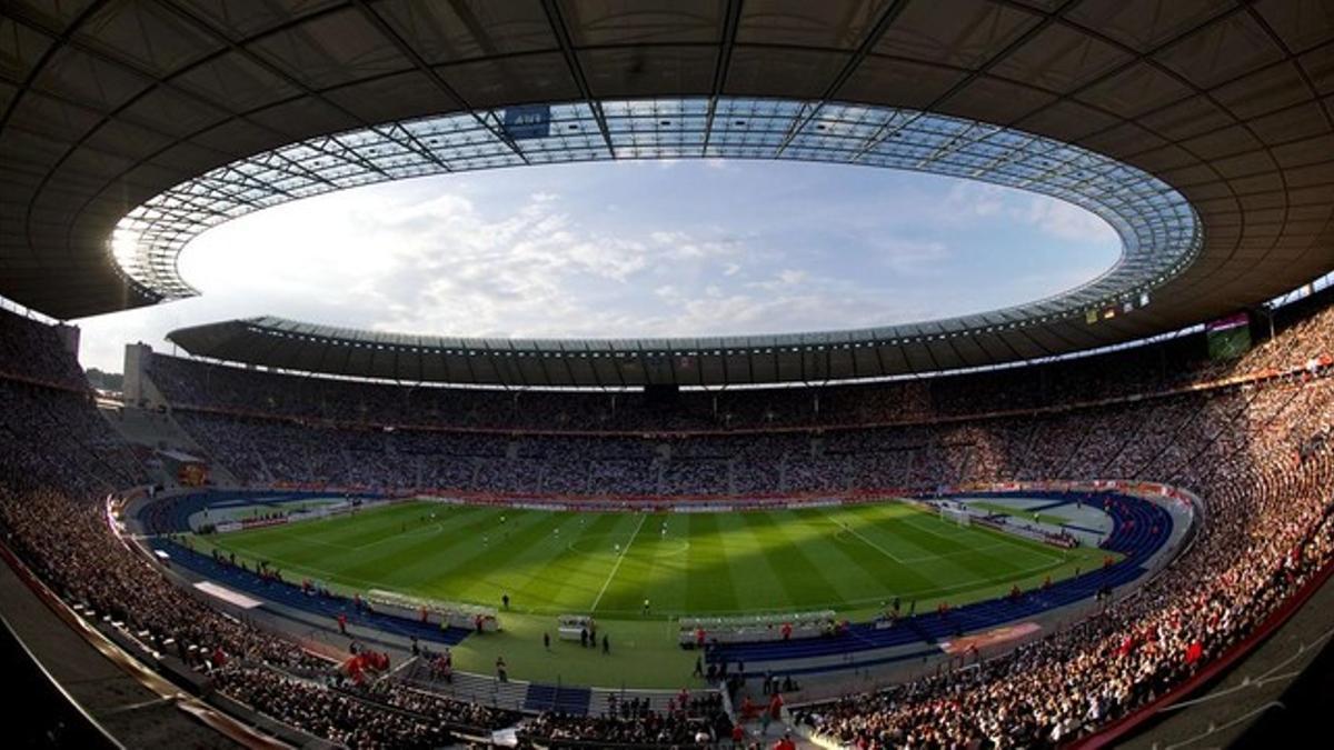 El Estadio Olímpico de Berlín, sede de la final de la Liga de Campeones el 6 de junio