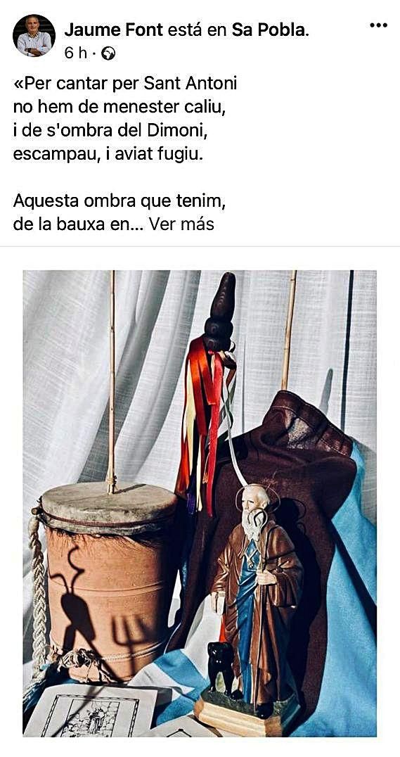 Dibujantes y defensores de la fiesta celebraron el Sant Antoni ‘online’