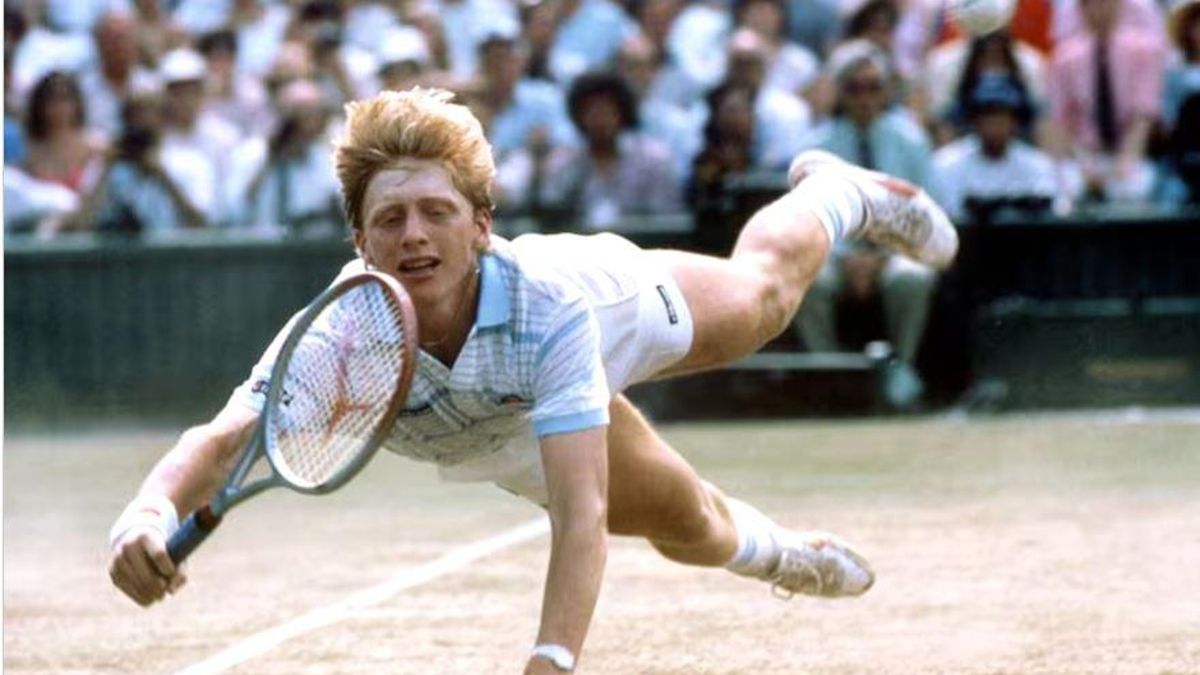 Boris Becker, durant el Wimbledon del 1985