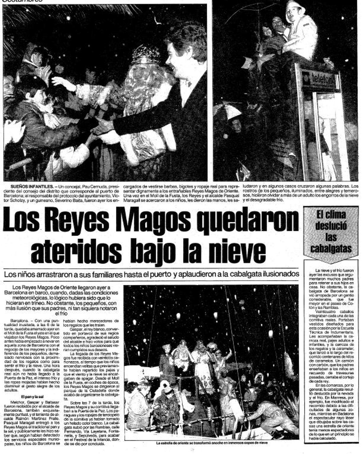 La crónica de Reyes de 1985