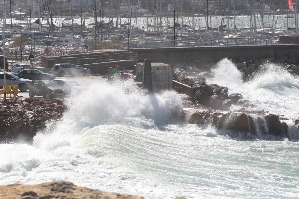 Temporal de viento en Ibiza y Formentera