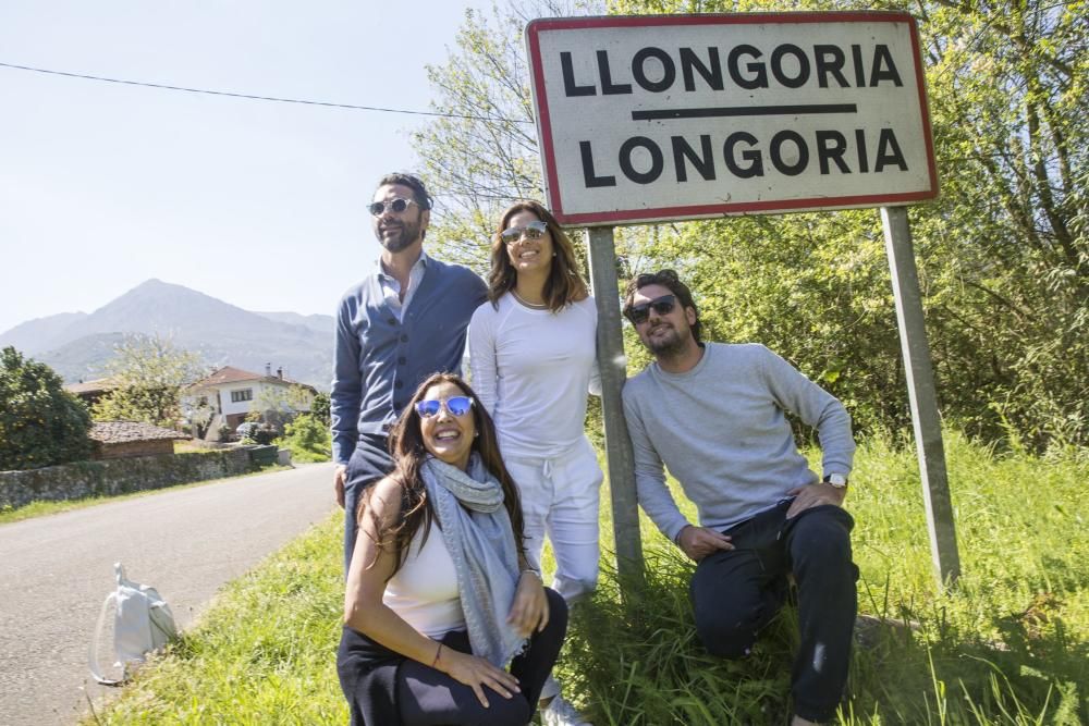 Eva Longoria visita su edén asturiano