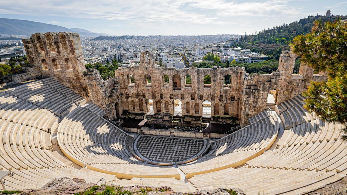 Teatro de Dioniso en Atenas.