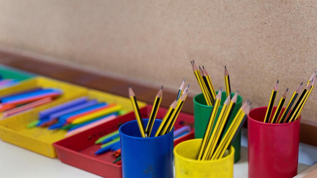 Imagen de material escolar.