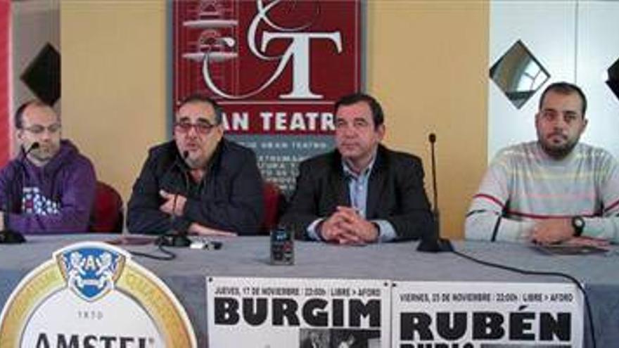 Escaparate 7, Burgim y Rubén Rubio tocarán en el Gran Teatro de Cáceres