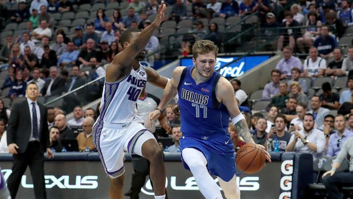 Doncic, durante un partido.