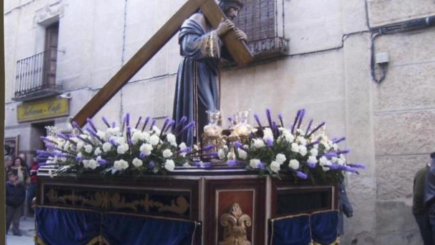 Paso del Nazareno que procesiona en la Semana Santa de Fuentesaúco