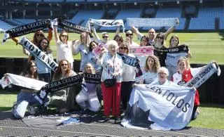 Alicia Barreiro, 91 años: la socia número 1 del Celta da un paso al frente