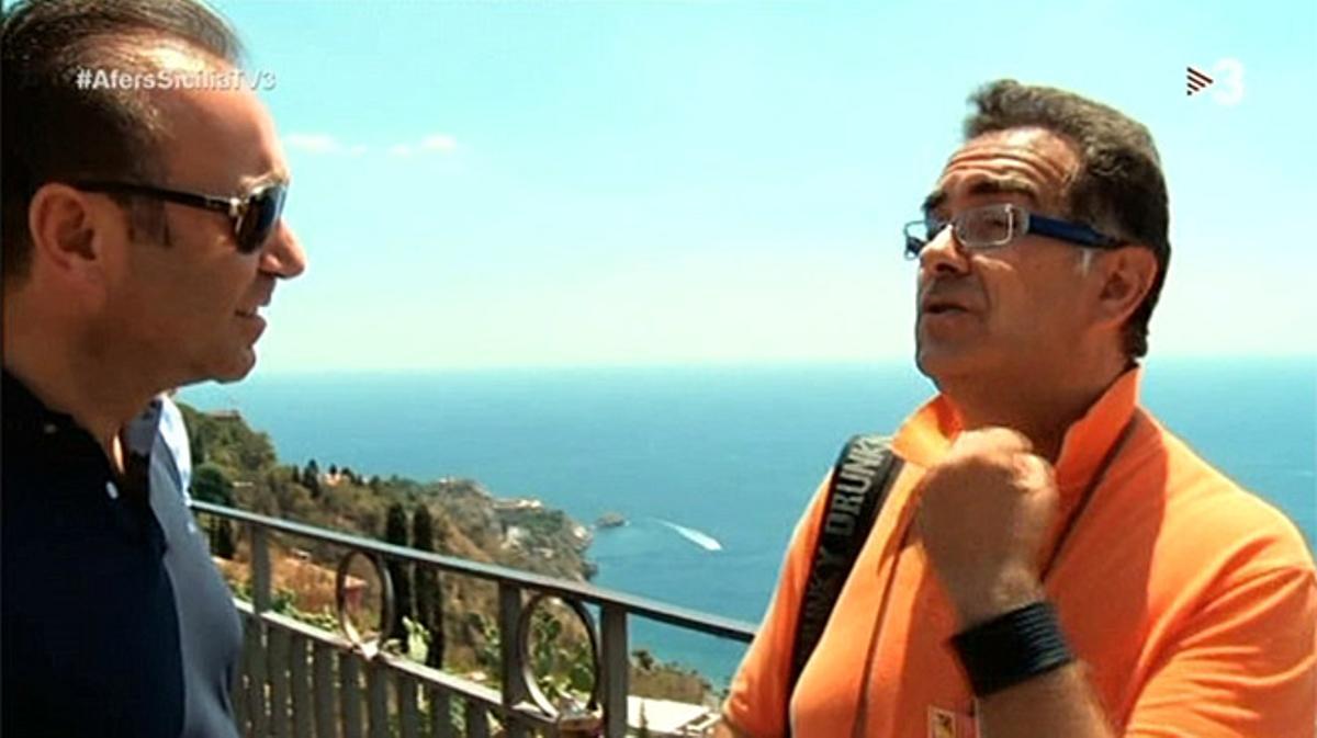 Miquel Calçada, en Taormina (’Afers exteriors’, TV-3).