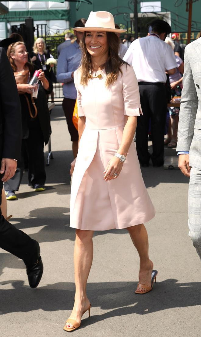 El elegante look de Pippa Middleton en Wimbledon