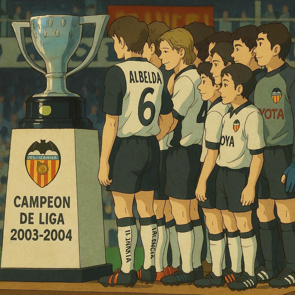 El Valencia del doblete, un equipo de dibujos animados