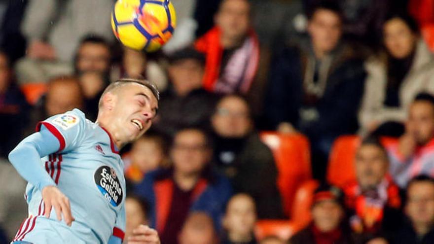 La rajada de Aspas en Mestalla