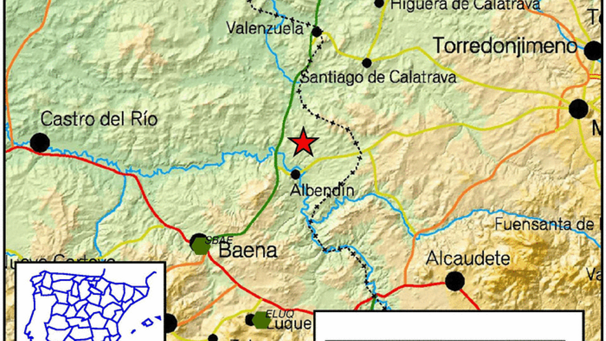 Un terremoto de 3,7 grados se deja sentir al sur de Valenzuela