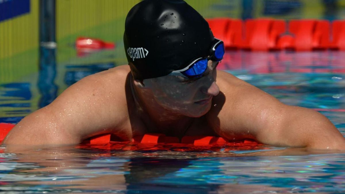 Biel Martín en els Campionats d'Europa.