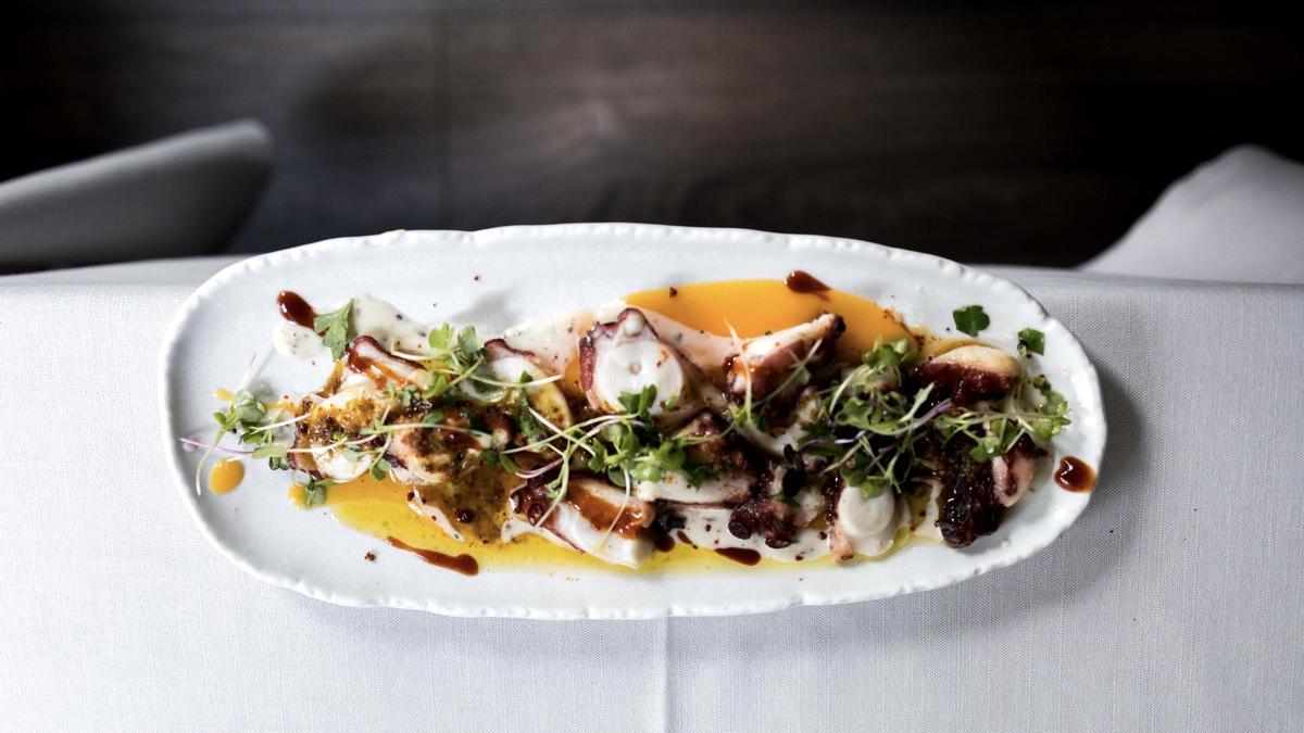 El pulpo del restaurante Candeli.