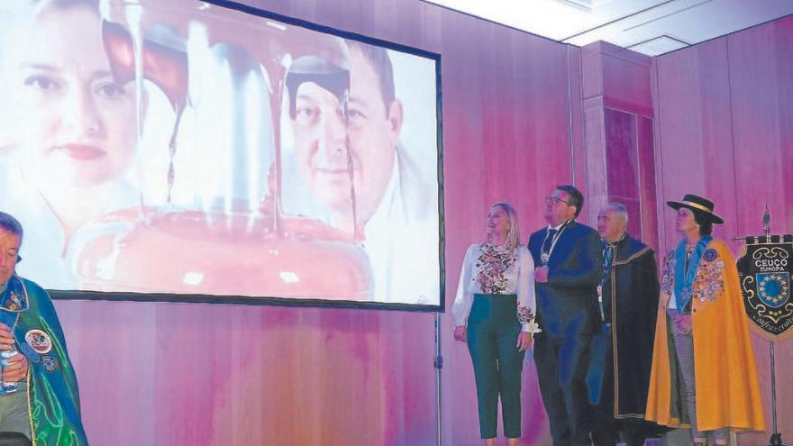 Un momento de la entrega del Premio a la Mejor Pastelería de Europa 2019 en un acto que tuvo lugar recientemente en la localidad portuguesa de Albufeira.