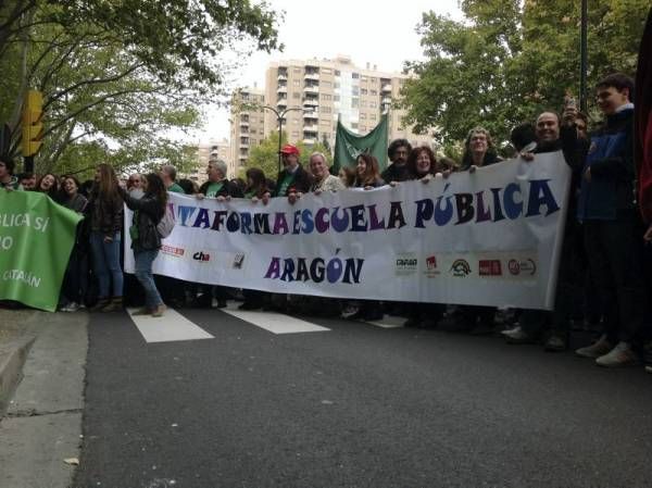 Fotogalería: Manifestación en defensa de la educación