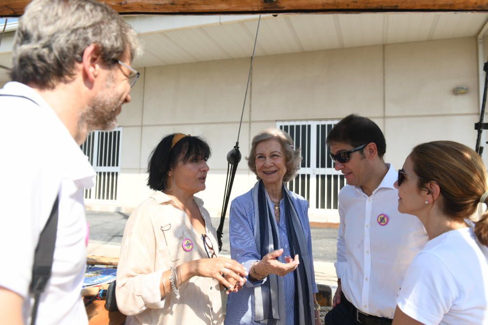 Doña Sofía inaugura las vacaciones reales en Mallorca en un acto ecologista