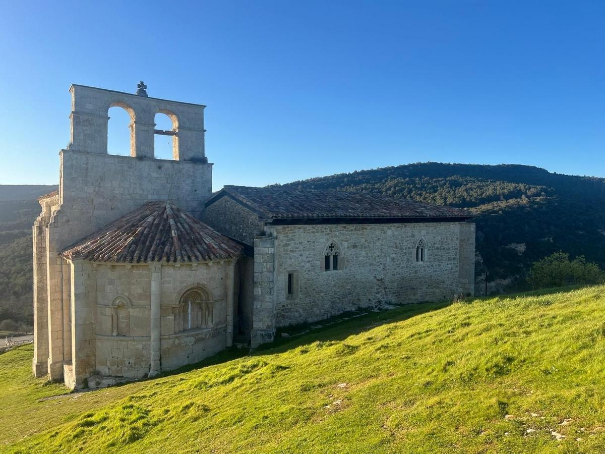 La ermita en la provincia de Burgos.