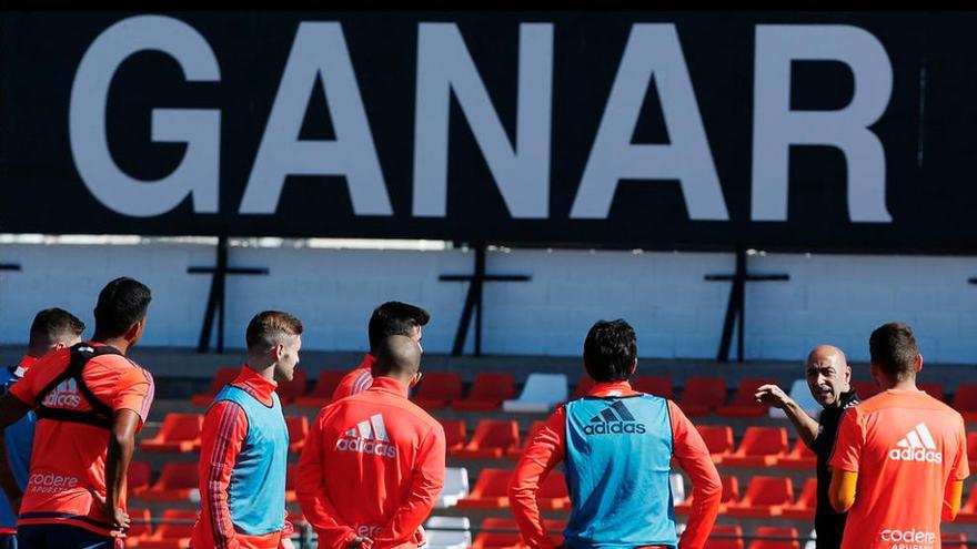 Ayestarán, en el entrenamiento de hoy.