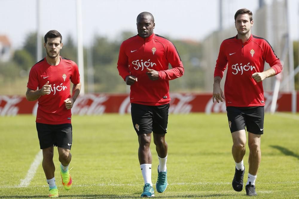 Entrenamiento del Sporting