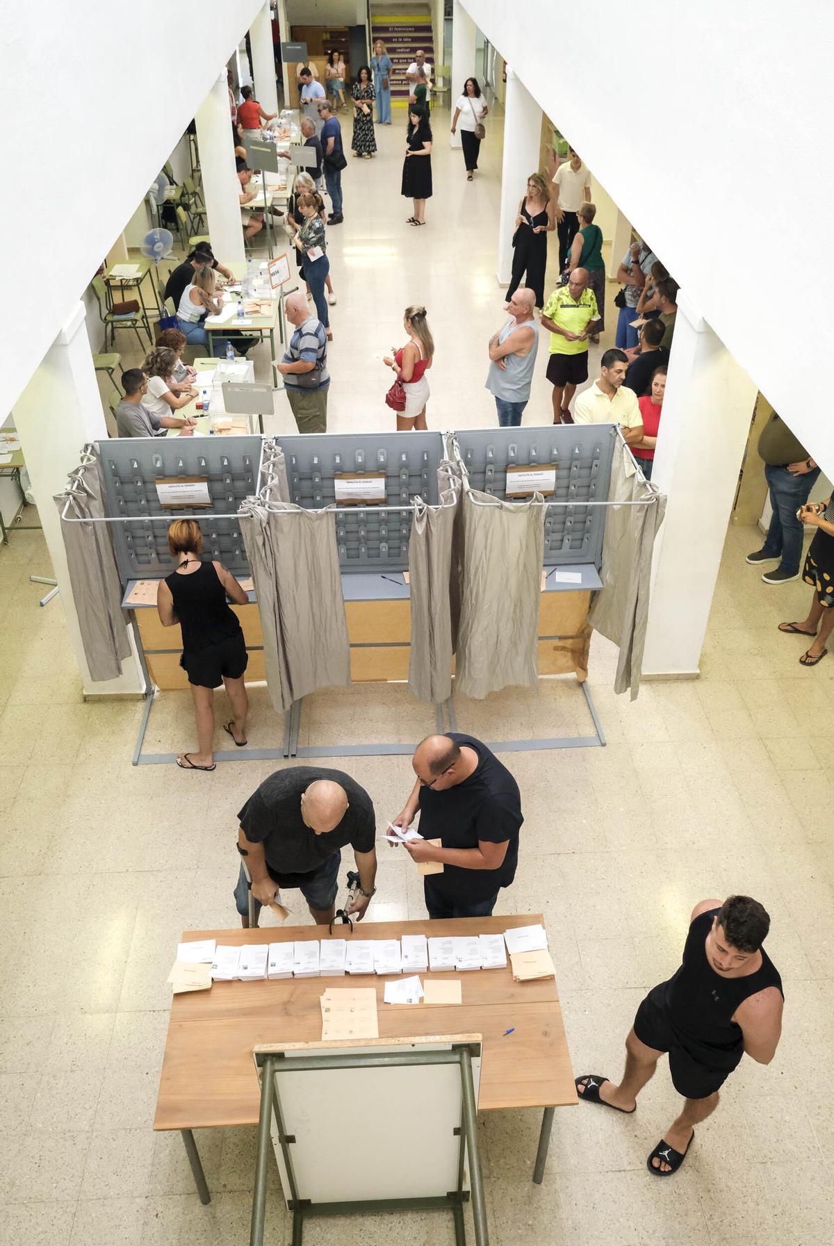 Ambiente electoral en Sardina del Sur, en Santa Lucía de Tirajana.