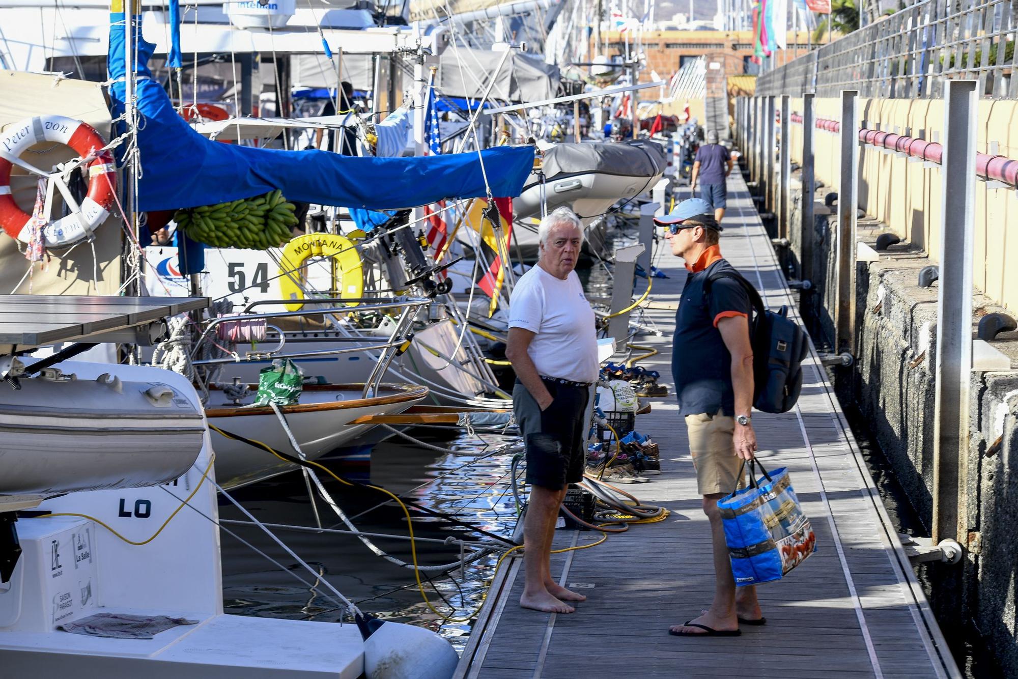 Las naves de la regata ARC se preparan para partir