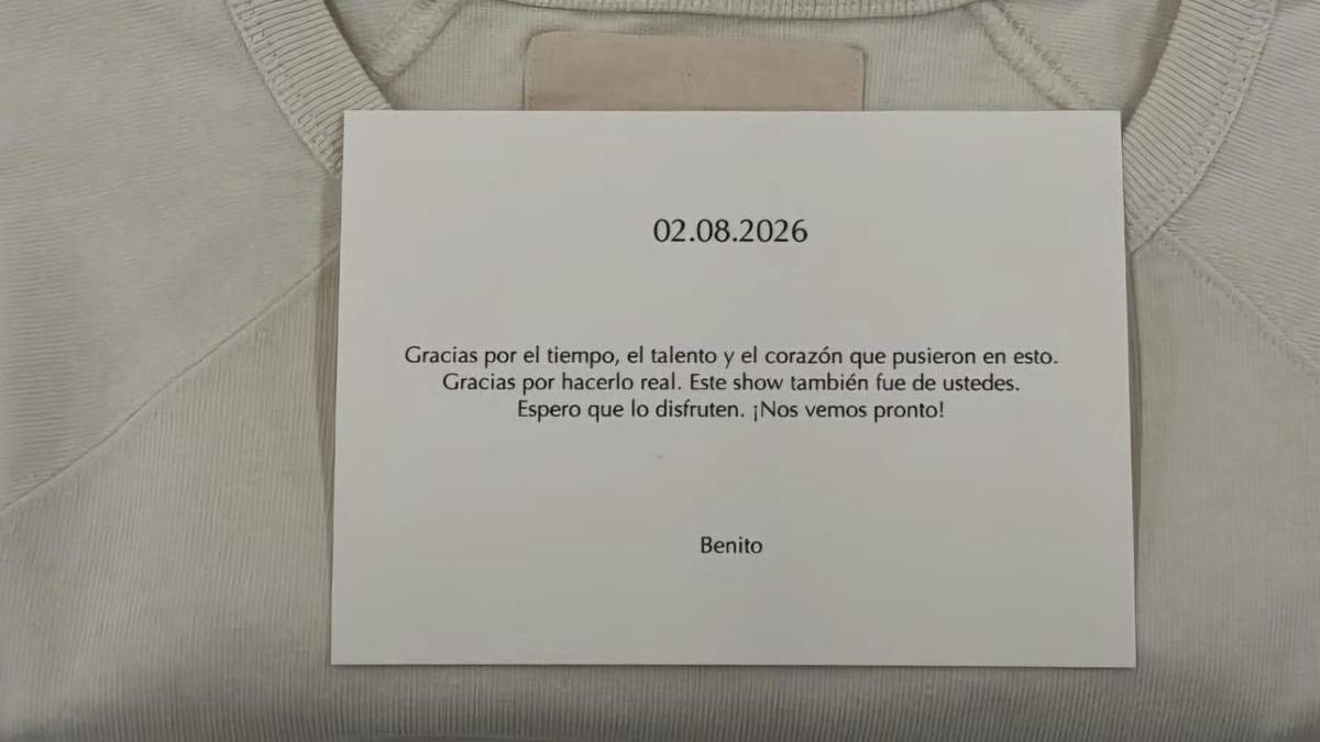 Mensaje de Bad Bunny a los trabajadores de Inditex.