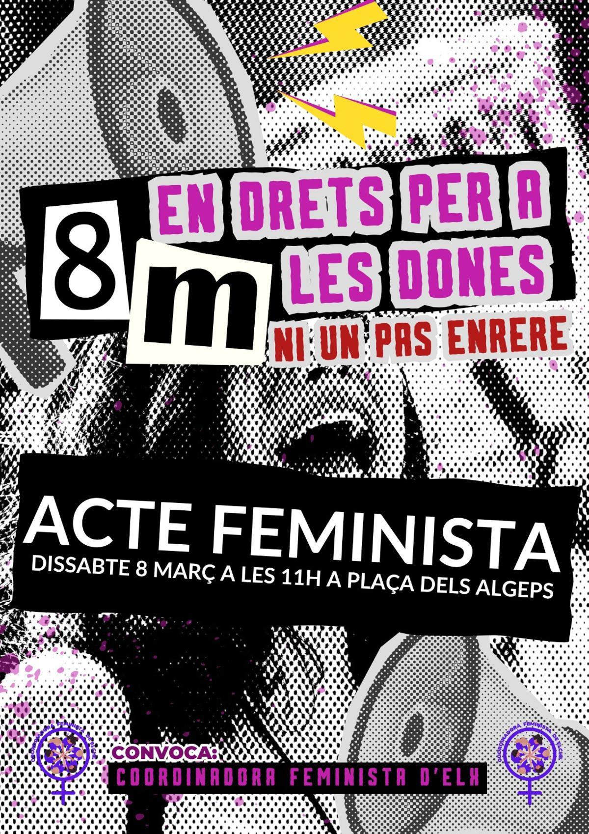 DIA MUJER ELCHE | La Coordinadora Feminista de Elche defiende con actos ...