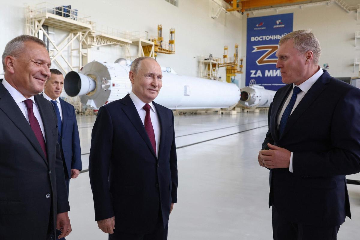Reunión entre Vladimir Putin y Kim Jong-un en el cosmódromo ruso de Vostochni