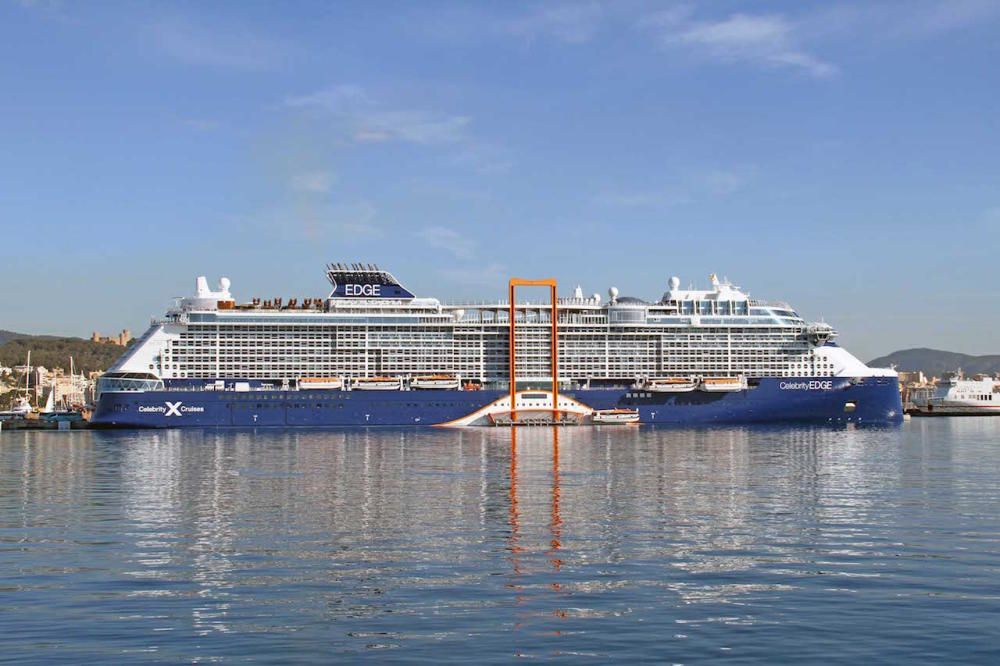 Der erste Mallorca-Besuch der 'Celebrity Edge'