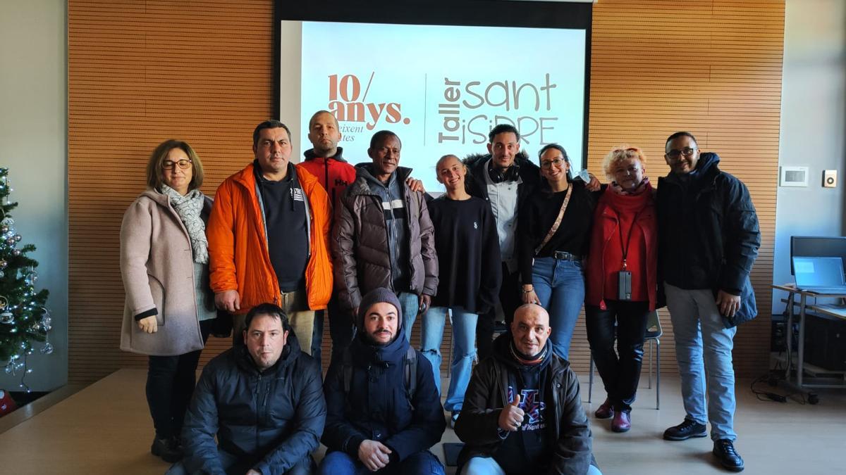 Trabajadores y usuarios del Taller Sant Isidre