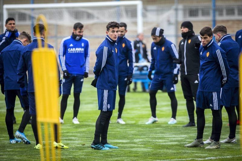 Entrenamiento del Real Zaragoza de hoy 30 de diciembre