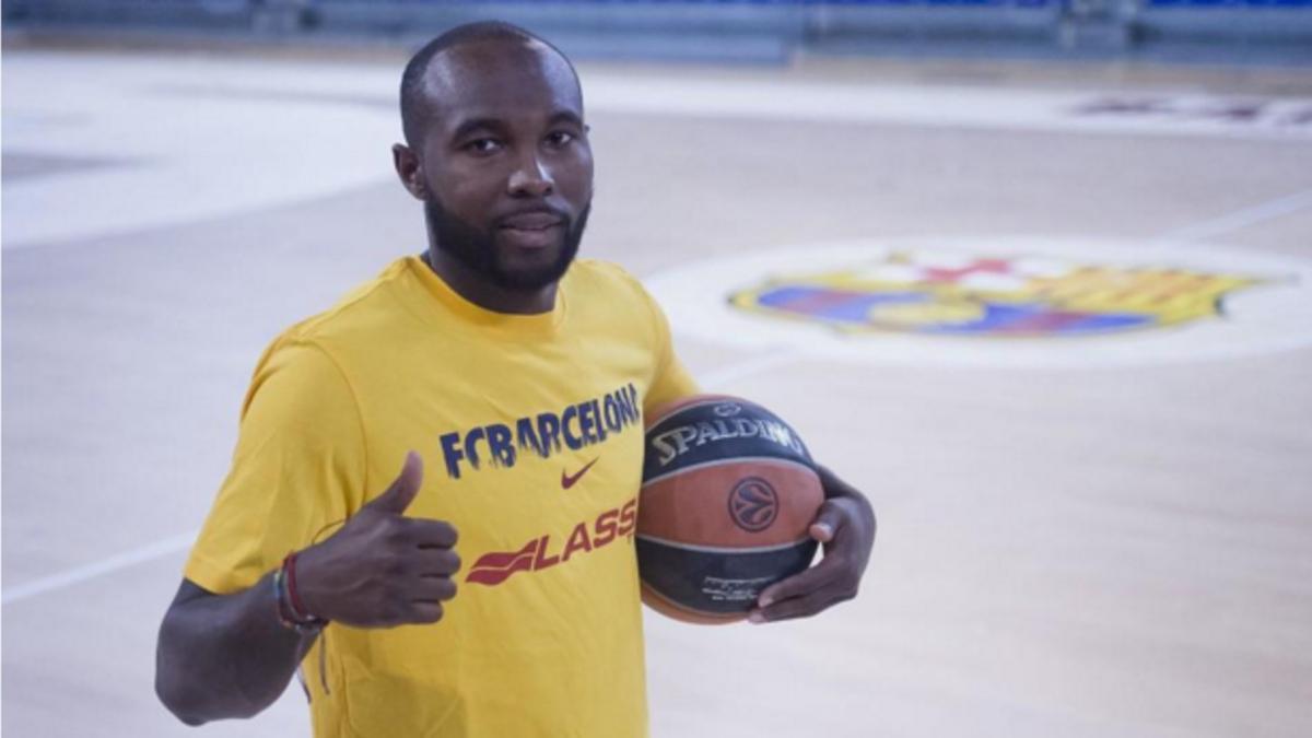 Tyrese Rice, fotografiado en la cancha del Palau el pasado viernes