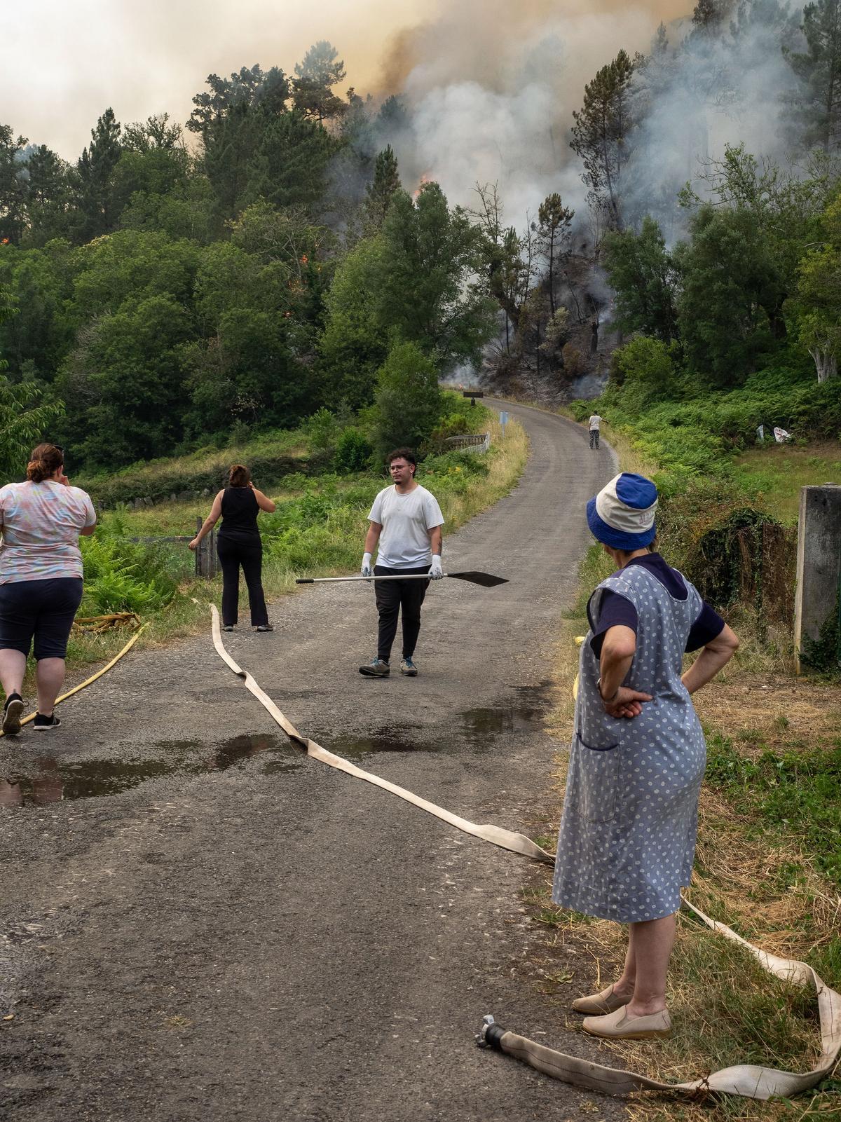 Incendios forestales en Galicia