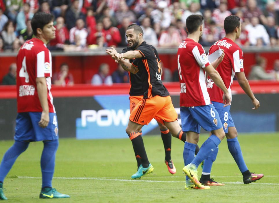 Las mejores imágenes del Sporting de Gijón - Valencia