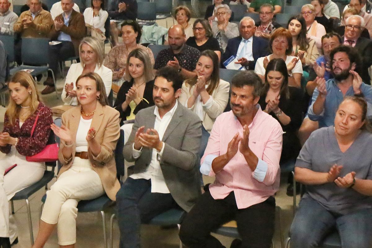 La presentación de la candidatura de Leiva, en 2023.
