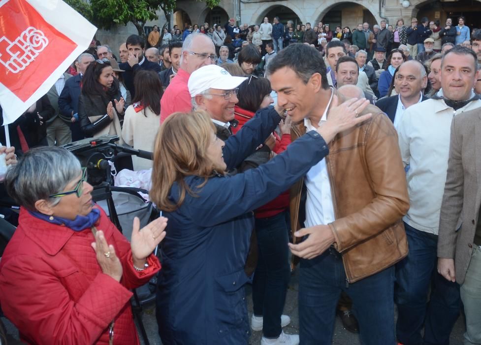 Pedro Sánchez, en Pontevedra