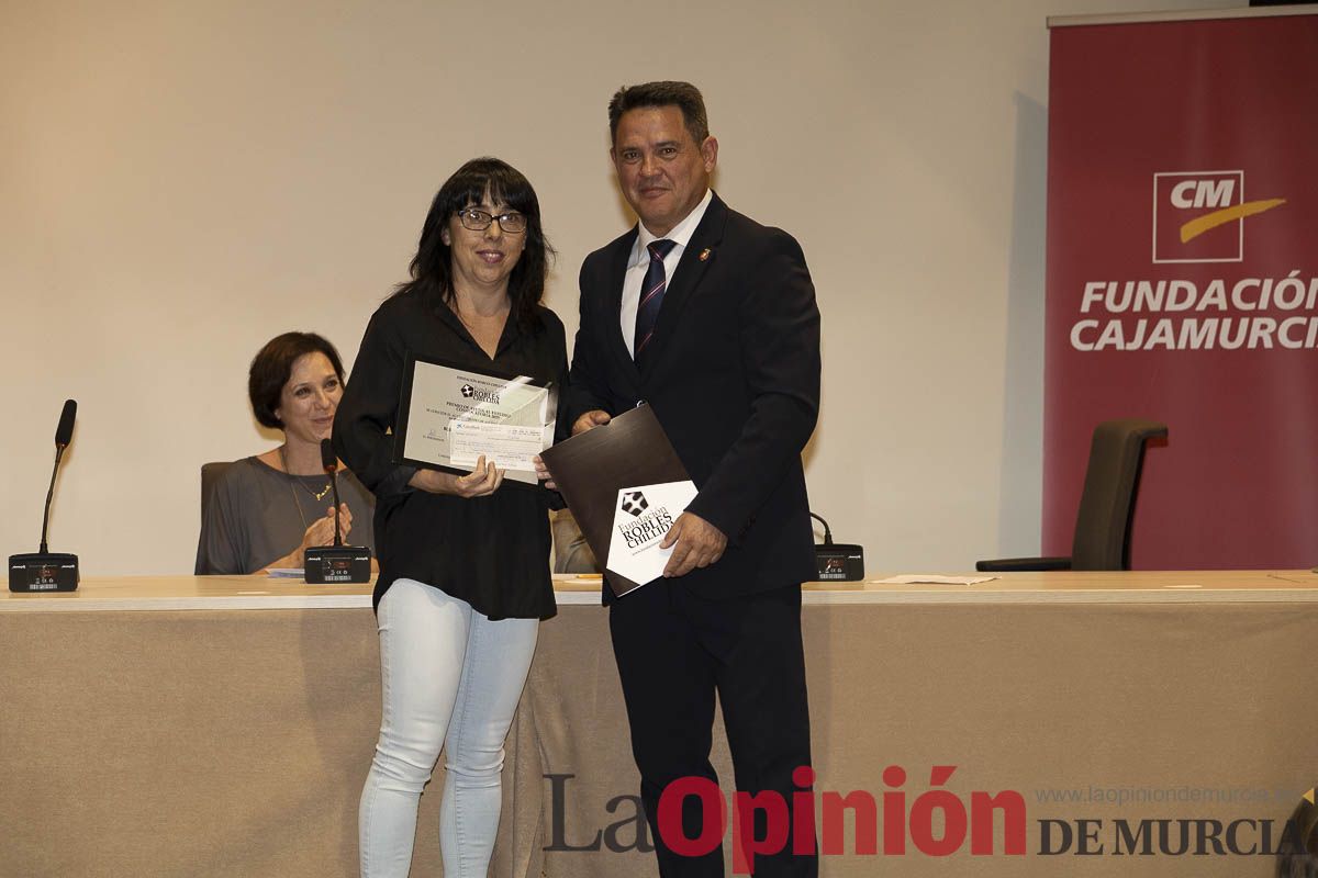 Entrega de los premios de la Fundación Robles Chillida a estudiantes caravaqueños