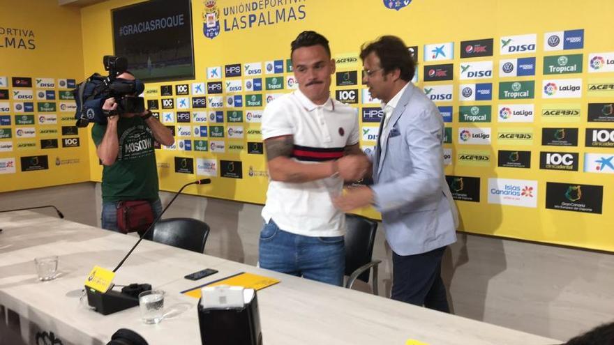 Despedida de Roque Mesa como jugador de la UD Las Palmas
