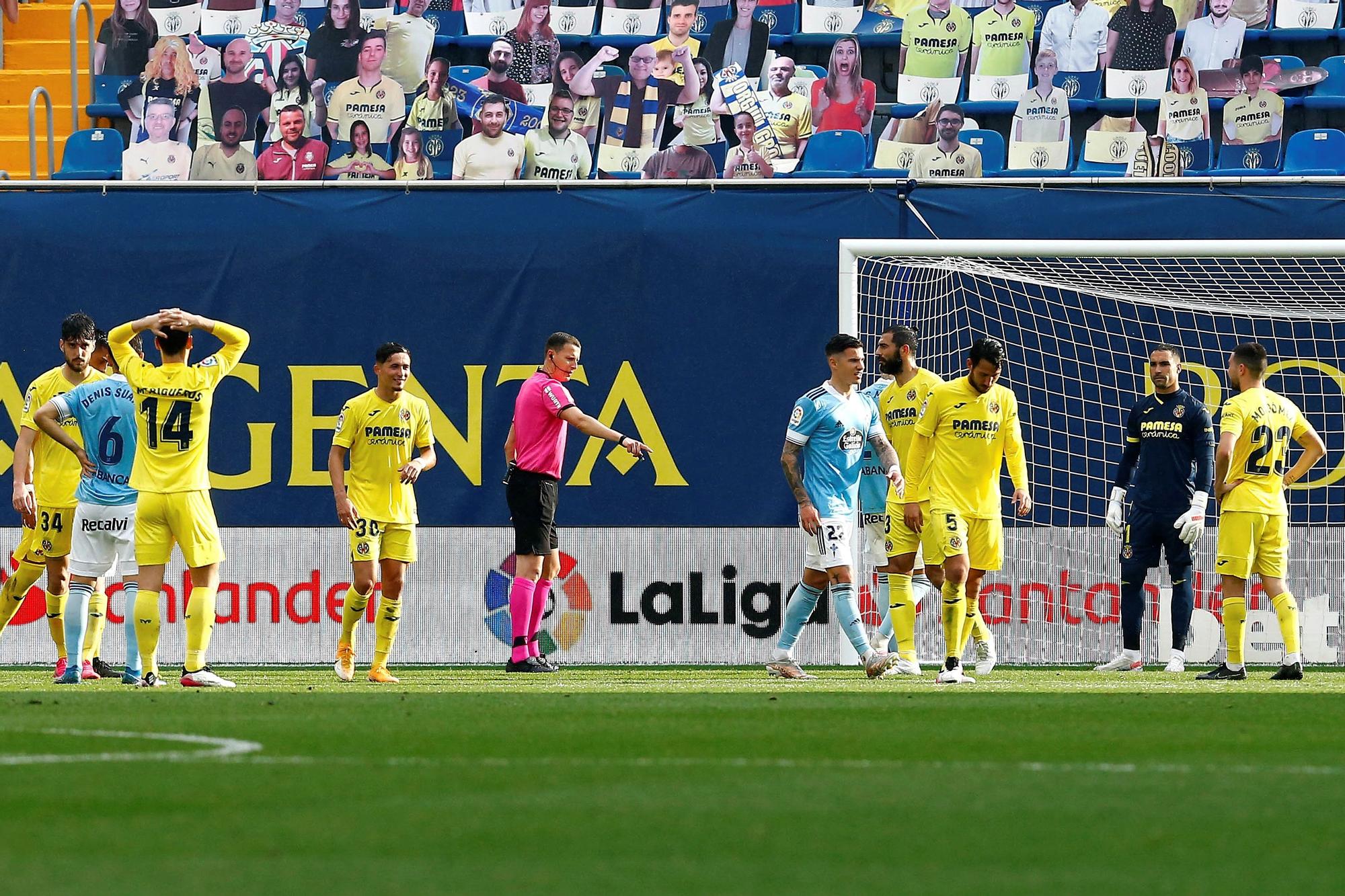 El Villarreal-Celta, en imágenes