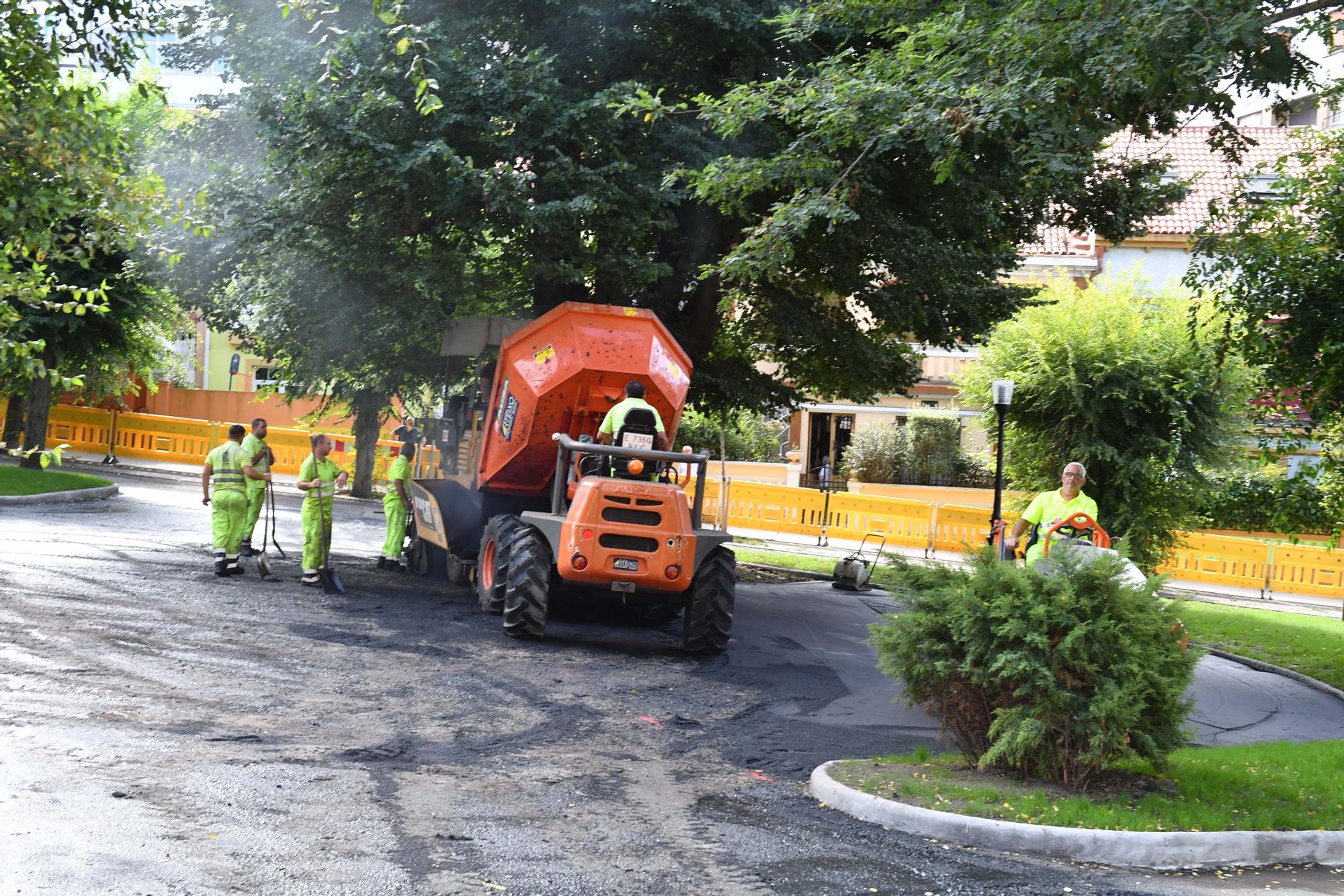 Avanzan las obras de mejora en el Campo de Marte