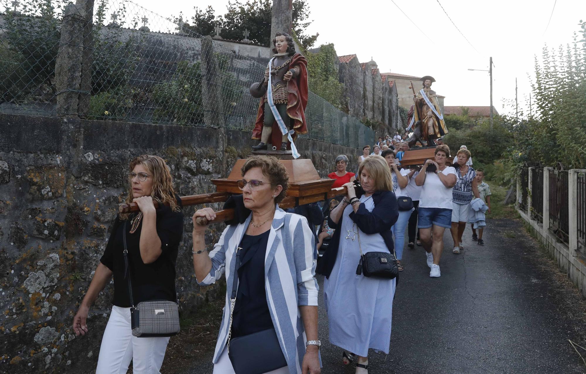 Fiestas en Moaña: Los "tercos y festeiros" de Meira celebran Sametolaméu con un pregonero de lujo