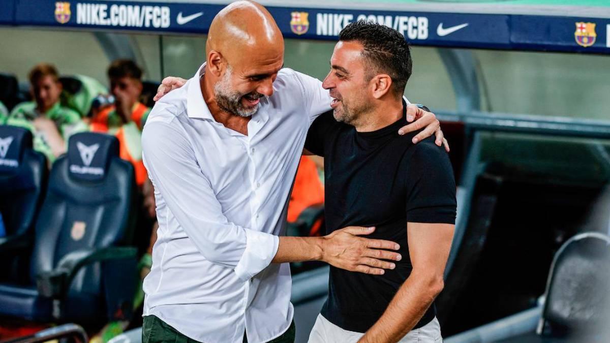 Guardiola y Xavi coincidieron recientemente